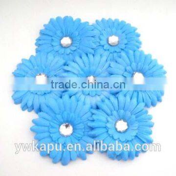 New arrival High Quality factory direct sale blue flowers for headbands daisy