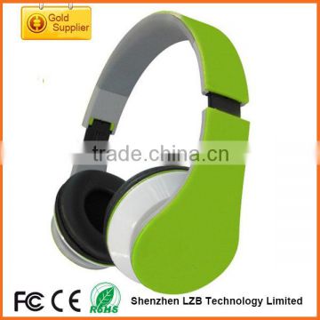 Customized Colors and Brand Foldable Hifi Sound A2DP Bluetooth SD Card Player Headphones