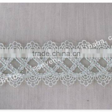Nice Design Embroidery Handmade Beaded Trim for Wedding Dress Wholesale photo-3