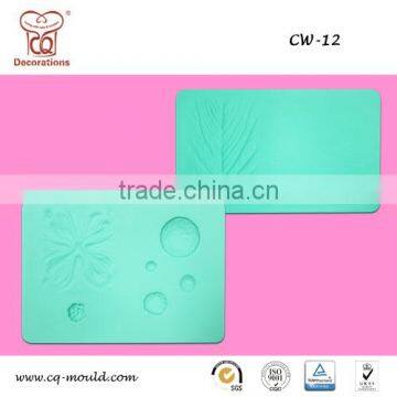 The elegant flower impression silicone macaron baking mat