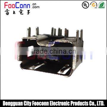 High Quality Cheap Wii games 6pin female connector for 90 degree pcb mount