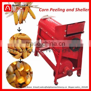 Farm Corn Peeling and Sheller Thresher Machine