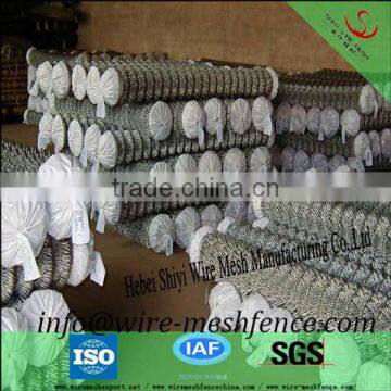 ASTM A 392 heavily galvanized chain link fence with 6ga wire