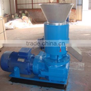 Rotating roller type Din plus hard wood pellets making machine/rice husk pellet mill for sale