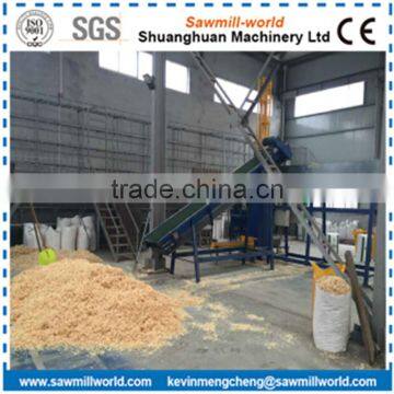 Vertical Autoweighting Wood Shaving Baler