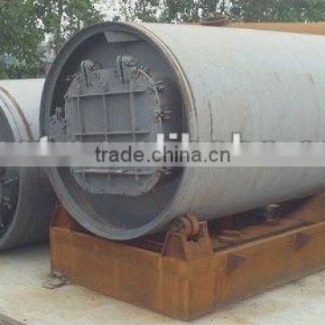 Waste plastic/tire disposal equipment