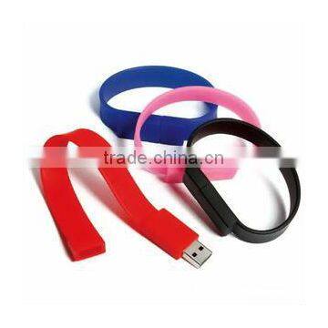 Silicone Bracelet USB Flash Drive With Engraved Coustom Logo photo-2