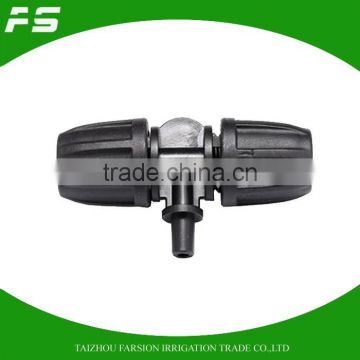 Socket Tee Connector Adapter For DN8/11 Irrigation Tube