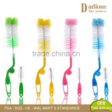 Durable Baby Cleaning Brus High Quality Baby Bottle Nylon Brush photo-4