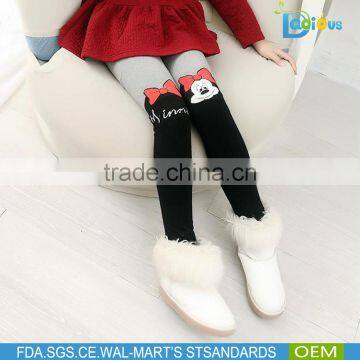 Hot sale cartoon child girls tights pantyhose warm durable children pantyhose