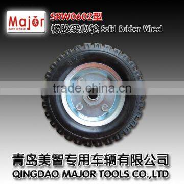 6 inch solid wheel with 4 bolts rim