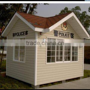 China Low Cost Mobile Booth Activities of the Security Guard Post Steel Structure Wood Preservative Booth photo-2