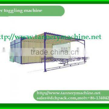 china frog or fish small leather 2mx1m manual tannery machine