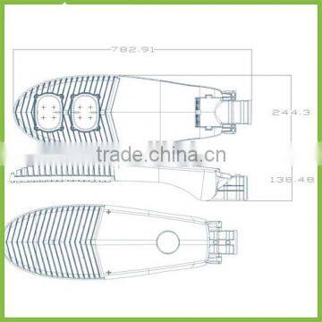 IP65 Die Casting Aluminum COB LED Type 100w 150w Led Street Light Parts Housing photo-5