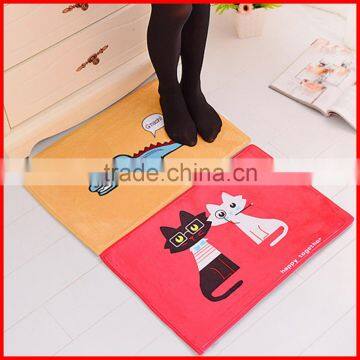 39*59cm Home Floor Carpet Lovely Flannel Rugs For Bedroom Balcony Door Mat photo-3