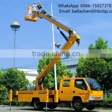 Aerial Platform Truck Sale in Brazil 16m High Altitude Operation Truck With Lifting Hook photo-4