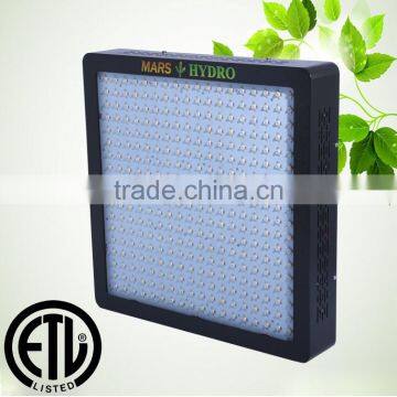 MarsHydro LED grow light veg/bloom mode with CE&ETL&RoHS certification full specrum Mars II 1600 led grow light