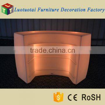 LED Remote Straight Bar Counter/ Hot Sell LED Rechargeable Bar Counter/LED Outdoor Lawn Use Bar Counter photo-2