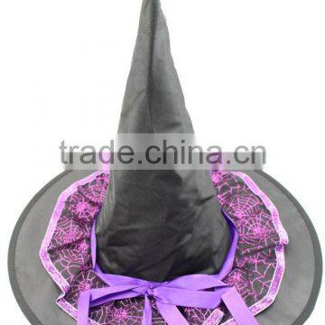 Party halloween Decorative Top witch hat with lace