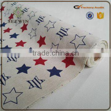 2016 cheap factory linen fabric wholesale ,China factory supply 100% linen fabric table runner