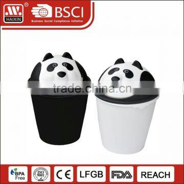 2016 best selling carton colorful garbage bin trash waste bin novelty plastic trash can