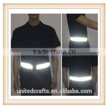 Elastic Reflective Vest Belt Waistband Girdle Safety Clothing for Night Outdoor