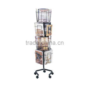 A4 Pocket Rotating Floor Standing Display Unit