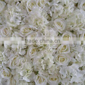 White Artificial Flower Wall/fabric Flower Wall/fake Flower Wall photo-3