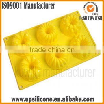 Food Grade Flower Shape Silicone Cupcake Mold Flower Silicone Muffin Mold Silicone Baking Molds photo-4