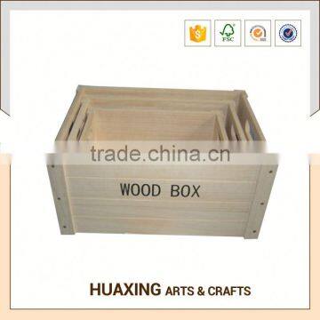Fashion Style Colorful Laundry Wooden Storage Basket photo-6