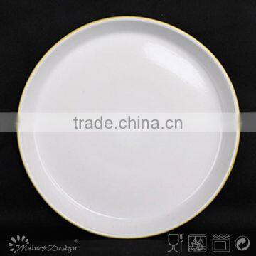 Stoneware Solid Color Dinner Plate photo-5