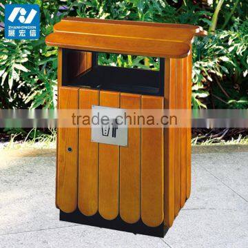 Cheap outdoor wooden waste bins