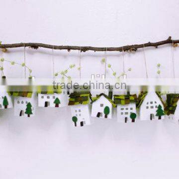 Home Decorations Miniature of Ten Houses of Green Roofs photo-3