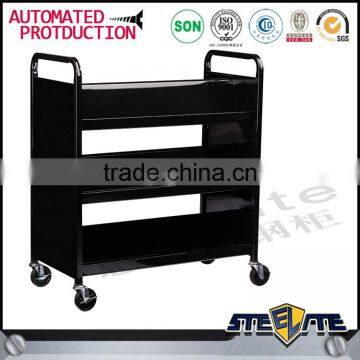 Library Equipment Furniture Double Side Metal Display Ladder photo-6