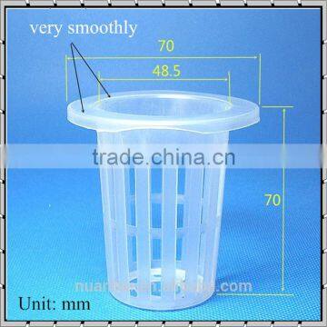 2 inches Diameter Garden Plants Hydroponic Garden System Net Pot PP Mesh Cup