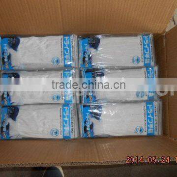 DDSAFETY 2017 100% Bleach Cotton Interlock 3 Seams On Back Safety Gloves photo-2