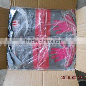 DDSAFETY Hot Sale Rubber Gloves Pink Household Latex Gloves photo-4