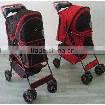 Pet Stroller Cat / Dog Easy Walk Folding Travel Carrier Carriage