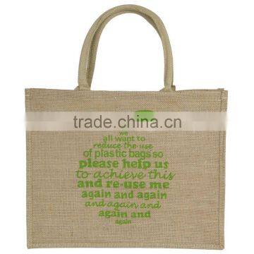 100% Natural Jute Shopping Promotion Bag photo-2
