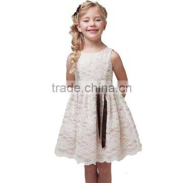 New 2015 girl dress black lace kids clothes vintage baby girls dresses designer children clothing princess dress special events