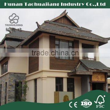 Tao Hua Jiang Strand Woven Outdoor Bamboo Decking Cabonized Color Customized Size