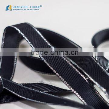 New Arrival Wholesale Custom Satin Ribbon With Silver Yarn photo-6