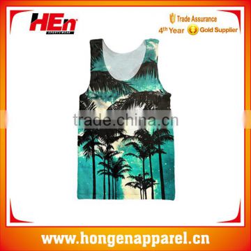 Hot sale sexy fitness yoga tank top sublimated gym wear/high quality running vest