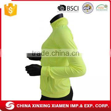 Neon Yellow Wholesale Women Sport Running Jacket photo-2