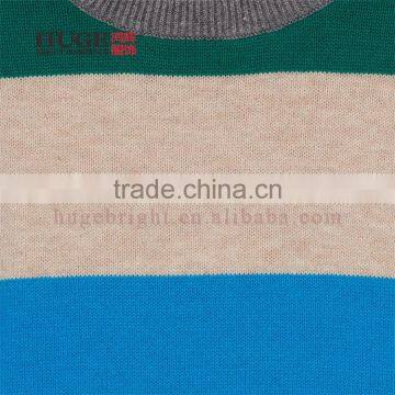 Allover Large Multicolored Stripes Handmade Baby Sweater photo-2