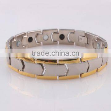 Italian Charm Starter link bracelet titanium steel bangle men health italian charm bracelet