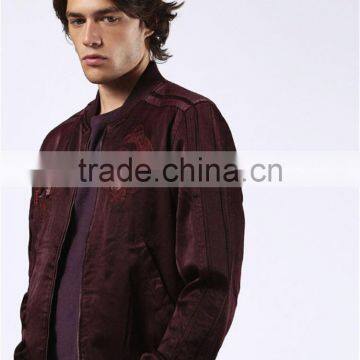 MGOO 2017 New Style Custom Nylon Fashion Jackets Front And Back Embroidery YKK Zippers Bomber Coat photo-4