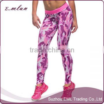 Printed sexy women fitness leggings wholesale jogger pants