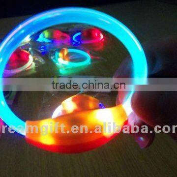 2012 LED light band glow in the darkwristband 5 colors 100 pairs MOQ.