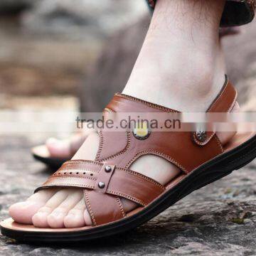 zm35291a men shoe 2017 fashion summer beach leather sandals for men